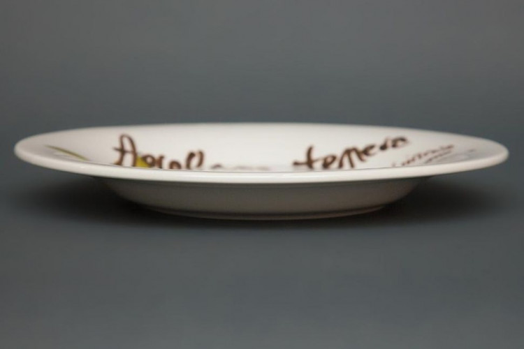 OLIVES Dinner plate ( mod. C/1167 ) | Тарелка обеденная "ОЛИВКИ", керамика, диам. 28см