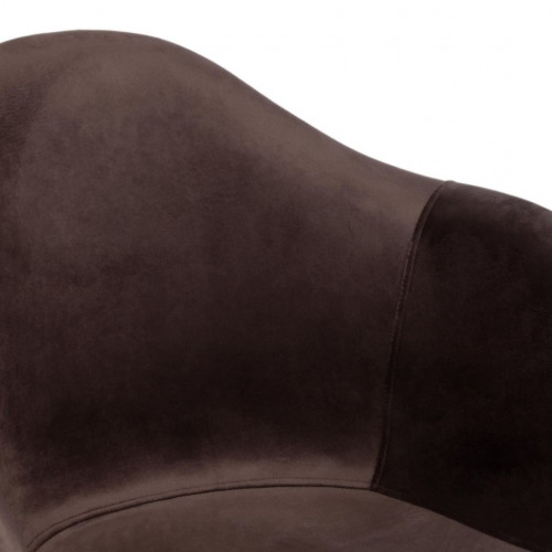 Кресло CINDY SOFT (EAMES) (mod. 101) / 1 шт. в упаковке, дерево береза/металл/мягкое сиденье/ткань, 61 х 60 х 80 см , серый (HLR 24)/натуральный