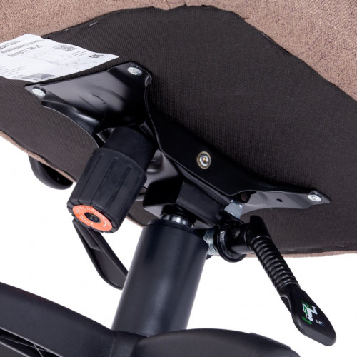 Кресло DUKE, ткань, светло-коричневый/бронза, фостер 3/TW-21