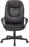 Кресло руководителя Бюрократ CH-868LT черный эко.кожа крестов. пластик