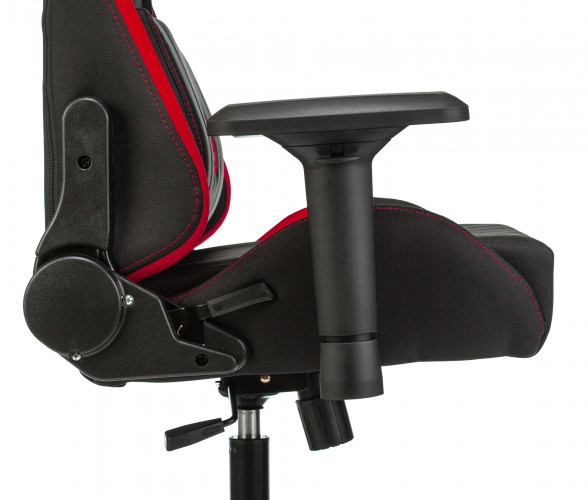 Кресло игровое A4Tech Bloody GC-950 черный/красный текстиль/эко.кожа крестов. металл