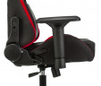 Кресло игровое A4Tech Bloody GC-950 черный/красный текстиль/эко.кожа крестов. металл
