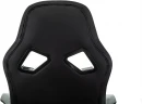 Кресло игровое Zombie 300 черный/белый эко.кожа с подголов. крестов. пластик пластик черный