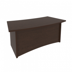 First Стол руководителя криволинейный KSR-2 Венге 1800*940*765
