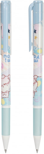 Набор ручек гелев. Deli MiYou (EG15-BL-P) ассорти син. черн. кор.карт. (12шт)