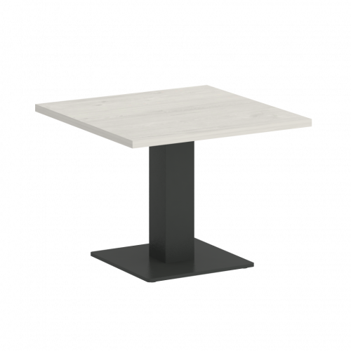 Home Office Стол журнальный квадратный VR.SP-5-60.2G Дуб наварра/Антрацит металл 600*600*450