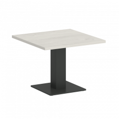 Home Office Стол журнальный квадратный VR.SP-5-60.2G Дуб наварра/Антрацит металл 600*600*450