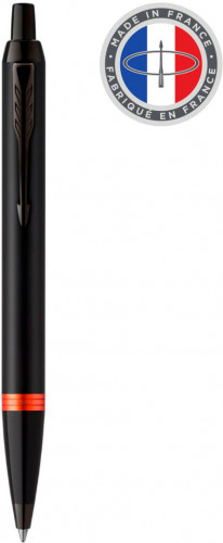 Ручка шариков. Parker IM Vibrant Rings K315 (CW2172946) Flame Orange PVD M син. черн. подар.кор.