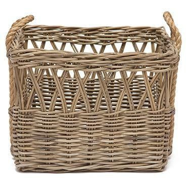 Корзина Secret De Maison Marga , натуральный ротанг, 35*50*48 см, Натуральный Кубу / Natural Kubu