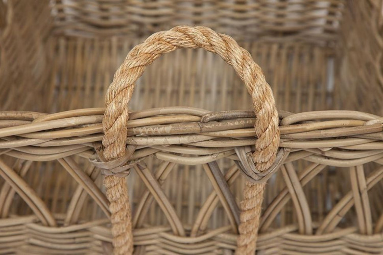 Корзина Secret De Maison Marga , натуральный ротанг, 35*50*48 см, Натуральный Кубу / Natural Kubu