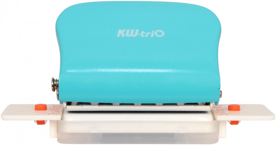 Дырокол Kw-Trio 099H9 макс.:5лист. пластик бирюзовый отв.:6