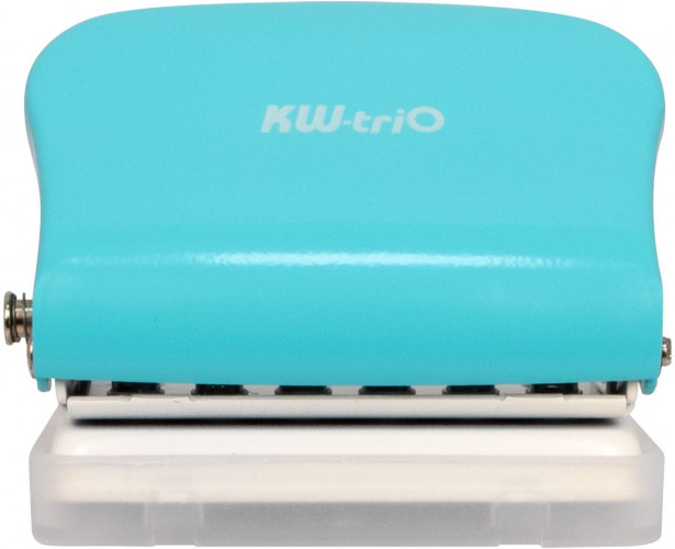 Дырокол Kw-Trio 099H9 макс.:5лист. пластик бирюзовый отв.:6