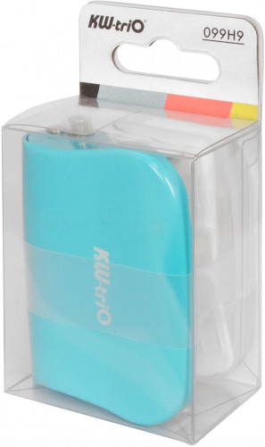 Дырокол Kw-Trio 099H9 макс.:5лист. пластик бирюзовый отв.:6