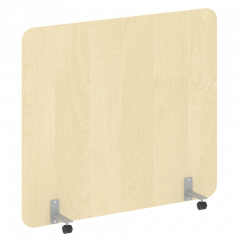 R-line Перегородка на металлических опорах, на роликах DP.R-160-140 Клён/Серый металл 1600*18*1400