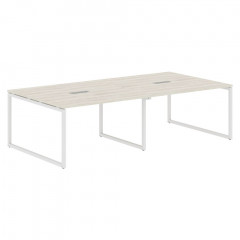 Конференц стол XQSCT 2714 Сосна Эдмонт/Белый 2720х1406х750 XTEN-Q