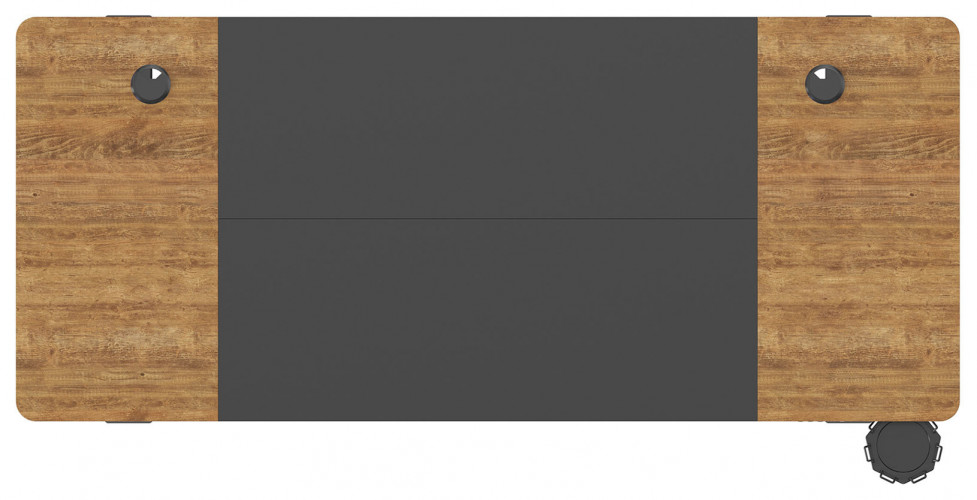 Стол для компьютера Cactus подъёмный столешница МДФ черный дуб антик каркас черный (CS-EDL-BAWD)