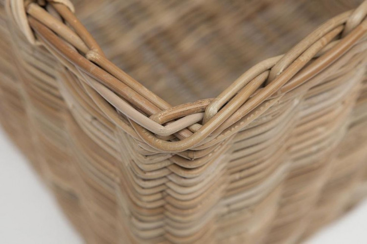 Корзина Secret De Maison Nambo (набор из 3 штук) , натуральный ротанг, 57*57*50/58, 47*57*47/55, 36*36*43/50 см, Натуральный Кубу / Natural Kubu