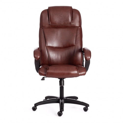 Кресло BERGAMO (22), кож/зам, коричневый, 2 TONE