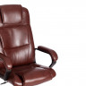 Кресло BERGAMO (22), кож/зам, коричневый, 2 TONE
