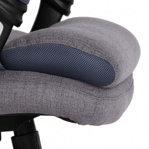 Кресло DUKE, ткань, серый/серый, фостер 19/TW 12