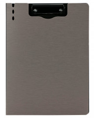 Папка-планшет Deli 64513GREY A4 полипропилен вспененный серый с крышкой