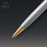 Ручка шариков. Parker Sonnet Core K527 (CW1931507) Stainless Steel GT M черн. черн. подар.кор.