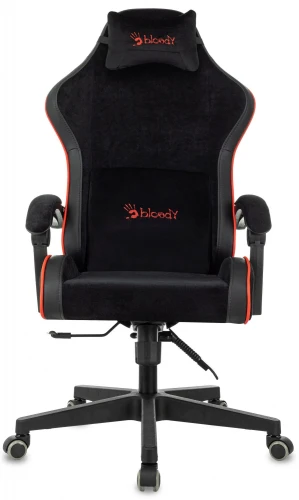 Кресло игровое A4Tech Bloody GC-670 черный сиденье черный ткань/эко.кожа с подголов. крестов. пластик черный пластик черный