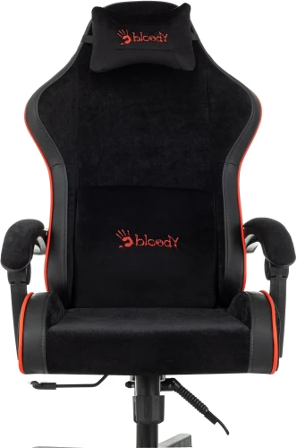 Кресло игровое A4Tech Bloody GC-670 черный сиденье черный ткань/эко.кожа с подголов. крестов. пластик черный пластик черный