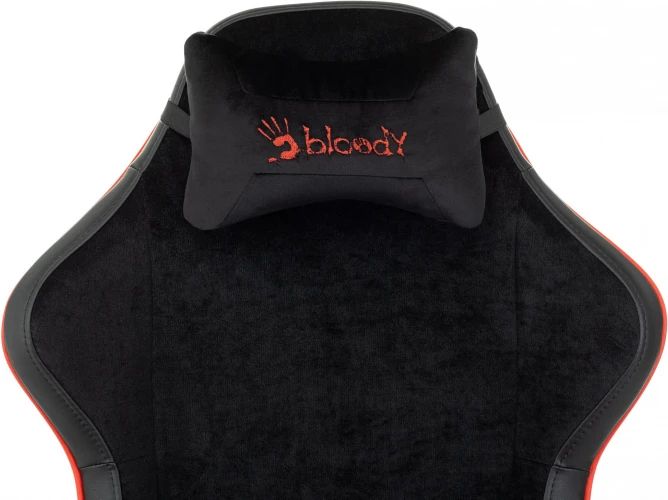 Кресло игровое A4Tech Bloody GC-670 черный сиденье черный ткань/эко.кожа с подголов. крестов. пластик черный пластик черный
