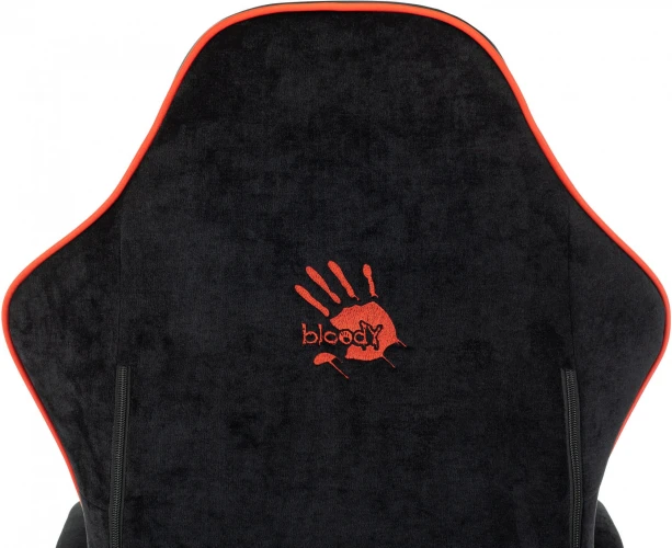 Кресло игровое A4Tech Bloody GC-670 черный сиденье черный ткань/эко.кожа с подголов. крестов. пластик черный пластик черный