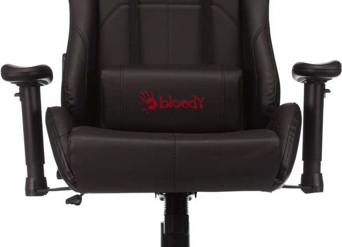 Кресло игровое A4Tech Bloody GC-550 черный эко.кожа крестов.