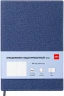 Ежедневник Deli SIMPLE CN145BLUE A5 искусст. кожа 136л синий