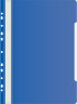 Папка-скоросшиватель Бюрократ PS-P20BLU A4 прозрач.верх.лист боков.перф. пластик синий 0.12/0.16