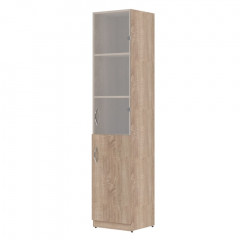 Шкаф колонка комбинированая SR-5U.2(R) Дуб Сонома светлый 386х375х1815 SIMPLE