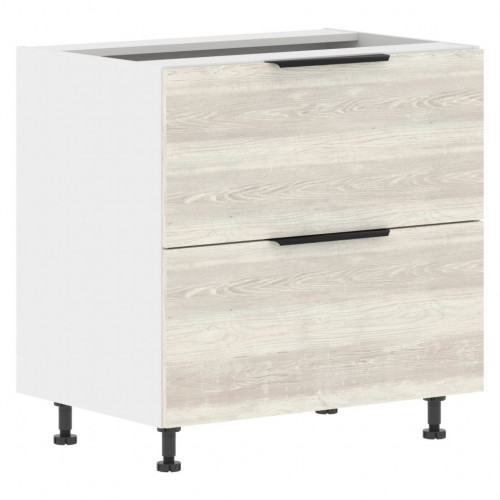 Шкаф напольный с ящиками MOB 8082.1 Сосна Эдмонт/Белый 800х560х820 CORSICA