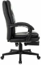 Кресло руководителя Бюрократ CH-868N-F черный эко.кожа крестов. пластик подст.для ног