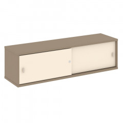 Estetica Надставка на две тумбы низкая ES.NN-2.1 Латте/Сатин 1500*410*410