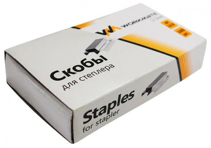 Скобы для степлера 24/6 оцинкованные (упак.:1000шт.)