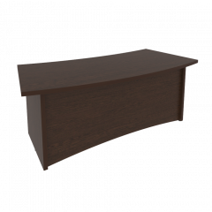 First Стол руководителя криволинейный KSR-3 Венге 2000*960*765