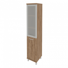 First Шкаф высокий узкий правый KSU-1.2 R (R) Дуб табак 401*432*2060