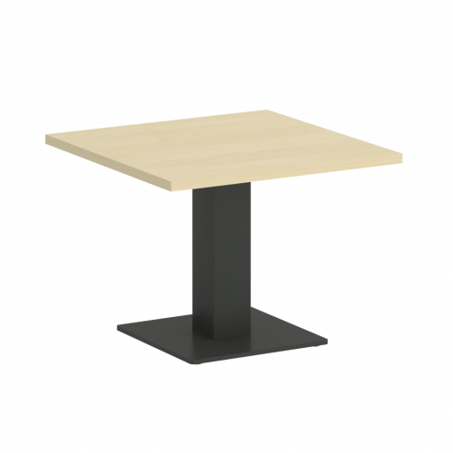 Home Office Стол журнальный квадратный VR.SP-5-60.2G Клён/Антрацит металл 600*600*450