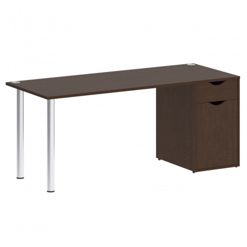 Home Office Стол письменный VR.SP-3-178.1 Венге/Хром опоры 1780*720*750