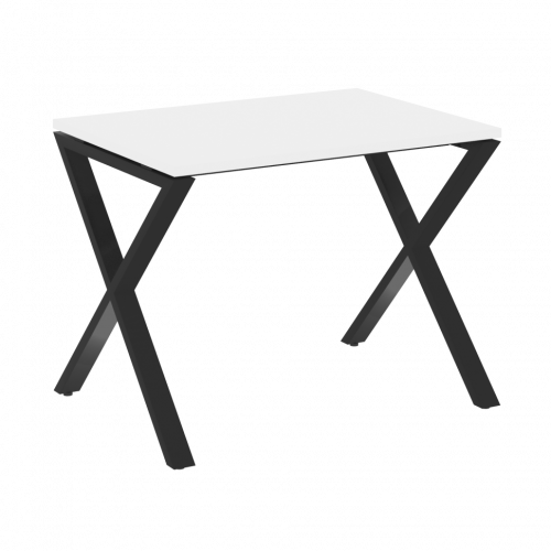 Loft Стол рабочий VR.L-SRX-1.7 Белый бриллиант/Чёрный металл 980*720*750
