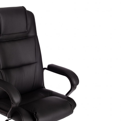 Кресло BERGAMO (22), кож/зам, черный, 36-6