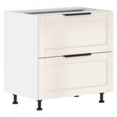 Шкаф напольный с ящиками MOB 8082.1C Бежевая эмаль/Белый 800х560х820 SICILIA