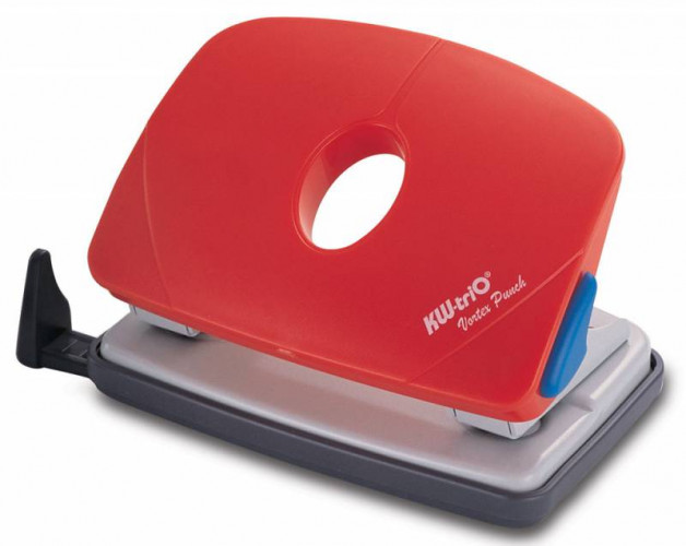 Дырокол Kw-Trio Vortex Smart 091P0 макс.:16лист. металл/пластик ассорти отв.:2 с линейкой