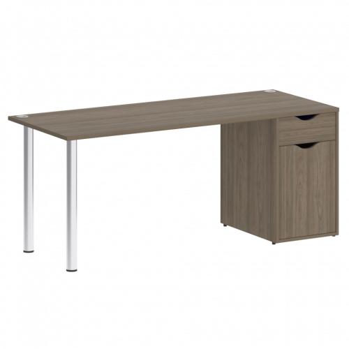 Home Office Стол письменный VR.SP-3-178.1 Вяз/Хром опоры 1780*720*750