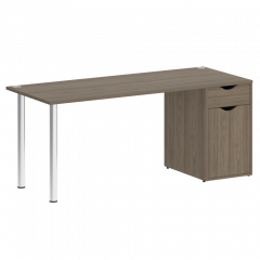 Home Office Стол письменный VR.SP-3-178.1 Вяз/Хром опоры 1780*720*750