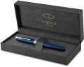 Ручка перьев. Parker Sonnet Core F539 (1945364) LaqBlue CT M сталь нержавеющая подар.кор.