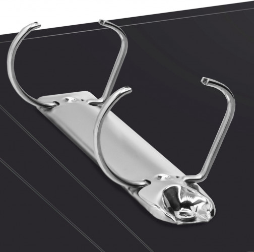 Папка на 2-х D-кольцах Бюрократ -0840/2D A4 пластик 0.8мм кор.40мм внутр. с вставкой ассорти